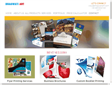 Tablet Screenshot of bhagwatiart.com